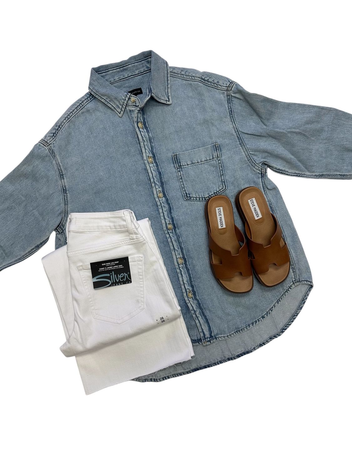 Silver Jeans Beach Shirt