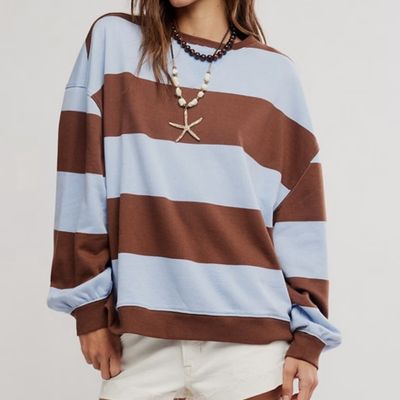 Free People Classic Stripe Crew