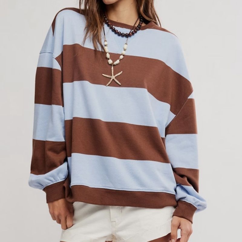 Free People Classic Stripe Crew
