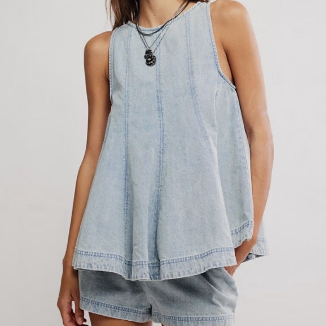 Free People Cassius Denim Set