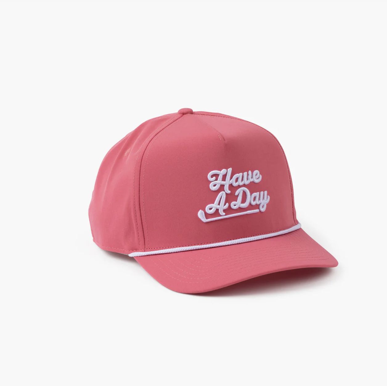 Breezy Have A Day Pink Rope Hat