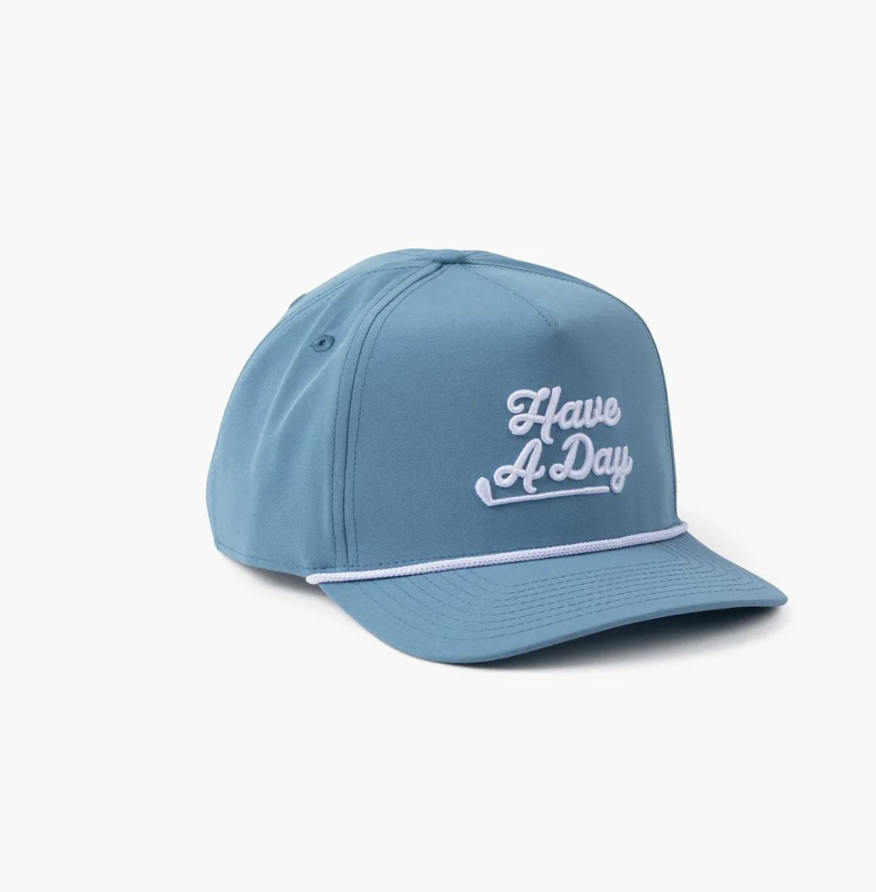 Breezy Have A Day Blue Rope Hat