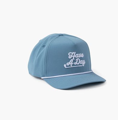 Breezy Have A Day Blue Rope Hat