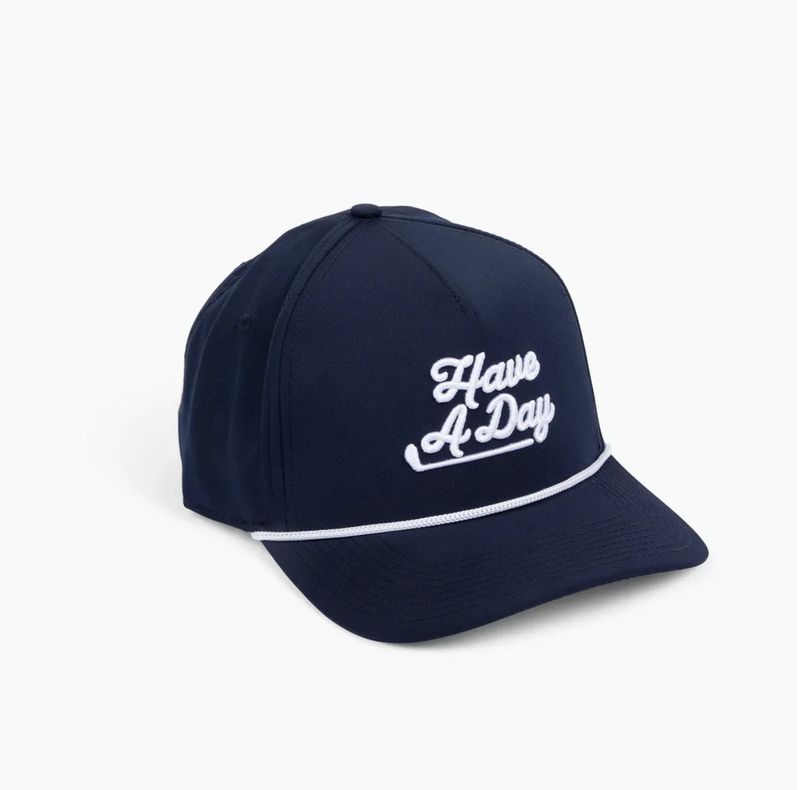Breezy Have a Day Navy Rope Hat