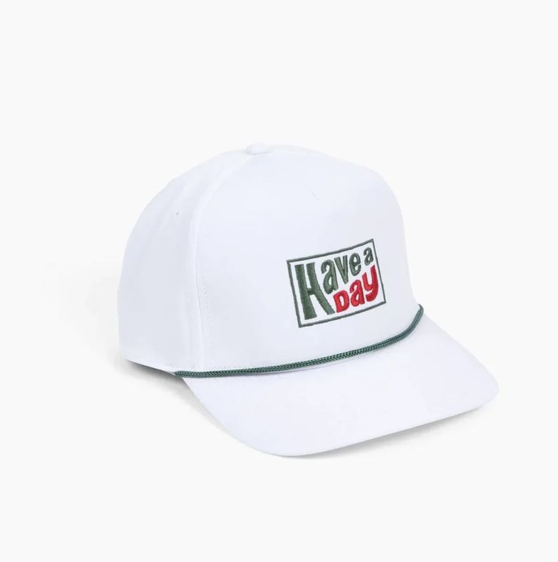 Have a Day Retro Rope Hat