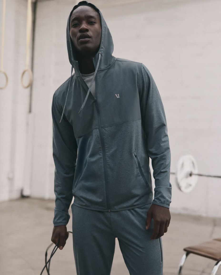 Vuori Element Jacket Blue Sea Heather