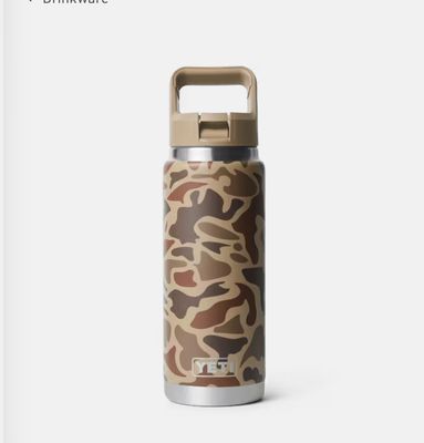 Yeti 769 ML WATER BOTTLE WITH COLOUR-MATCHED STRAW CAP Wetlands Camo