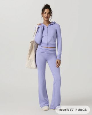 Vuori Halo Mini Full Zip Hoodie Hyacinth