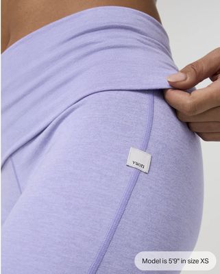 Vuori Halo Foldover Pant Hyacinth