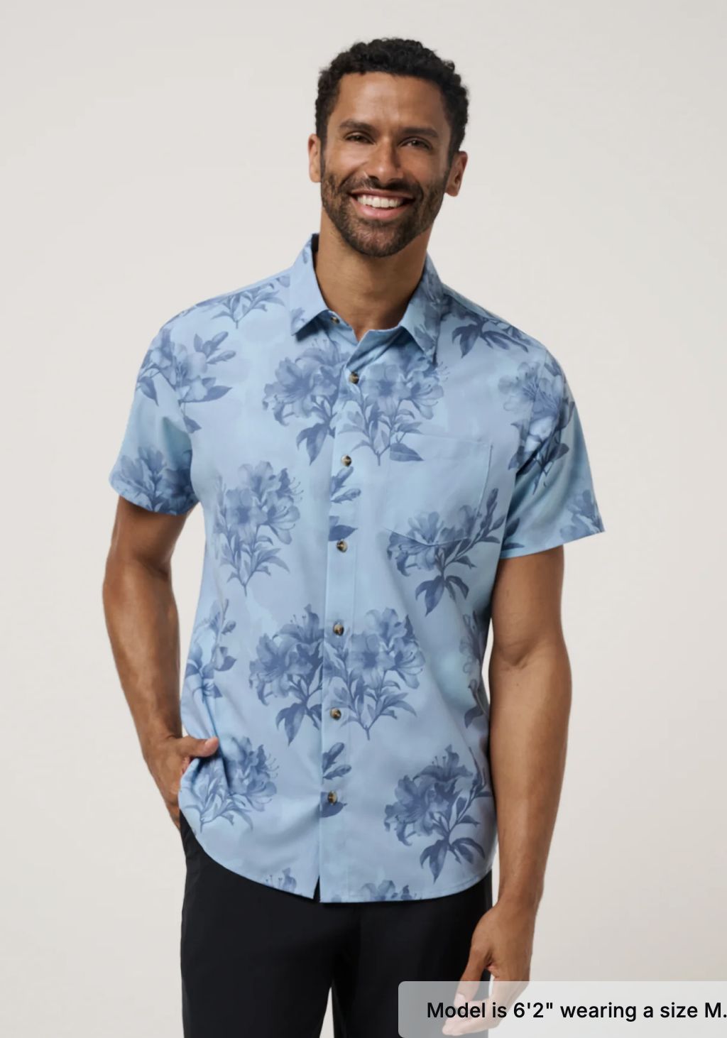 Travis Mathew Techwoven Seashelf Forget me not