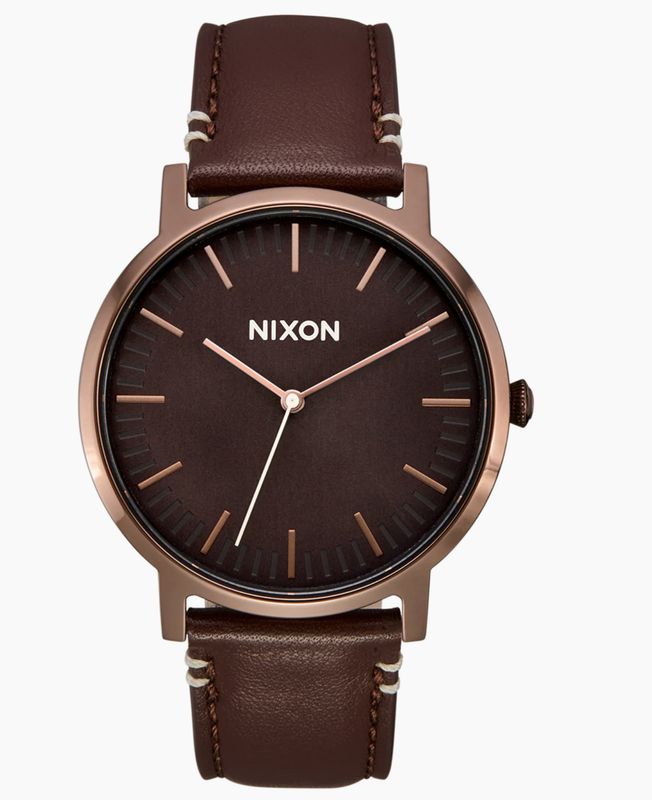 Nixon Porter Leather Chocolate / Dark Roast / Brown