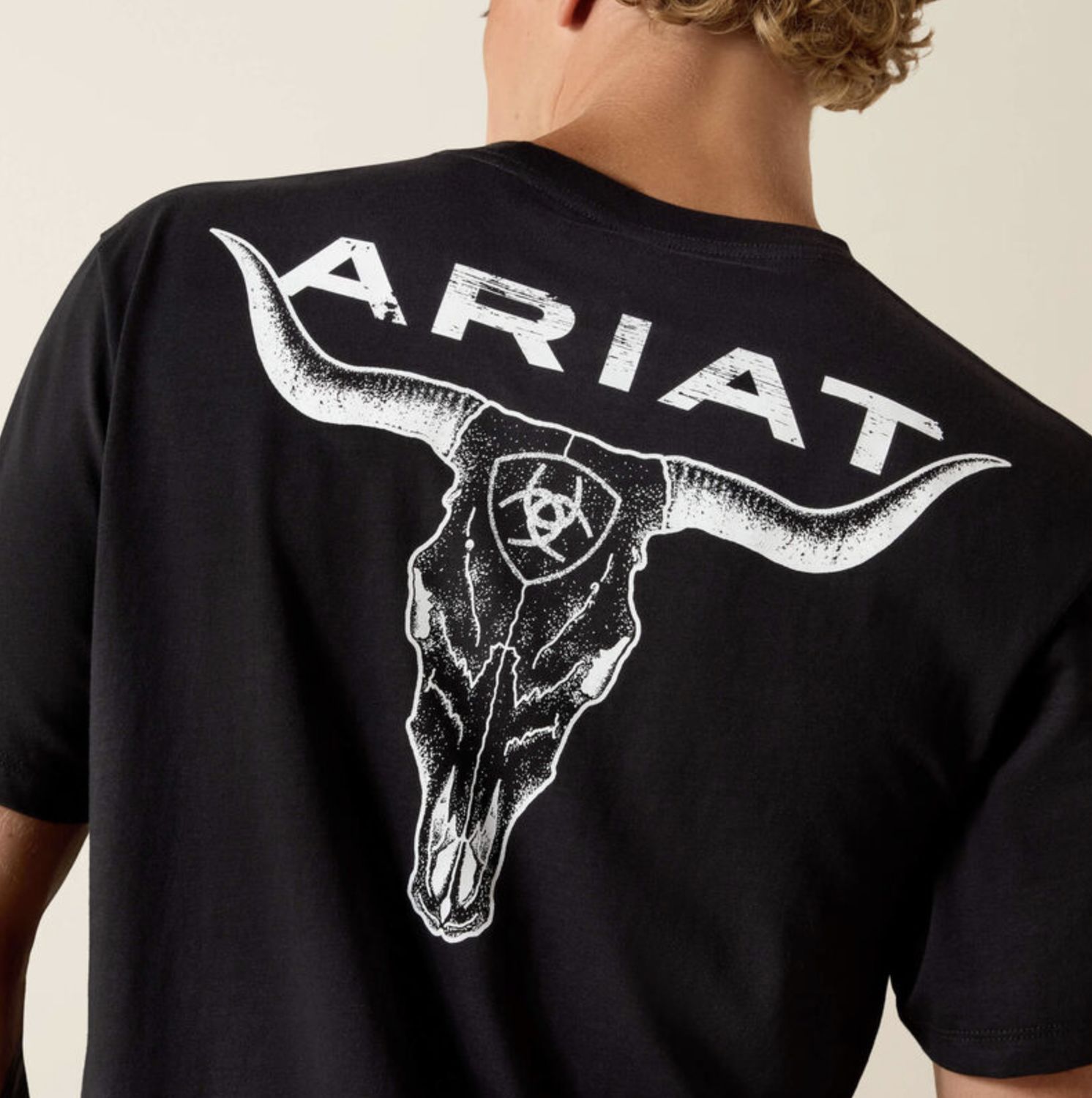 Ariat Stipple Steer Classic Fit T-Shirt Black
