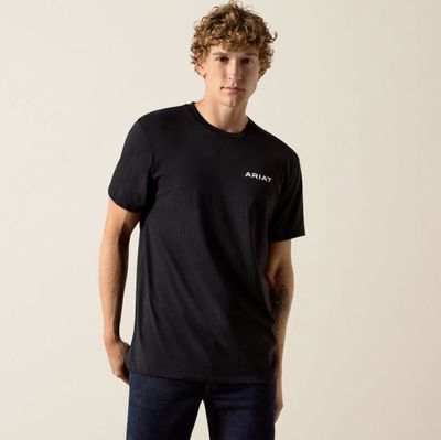Ariat Stipple Steer Classic Fit T-Shirt Black
