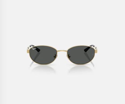 Rayban Polished Arista Gold Dark Grey