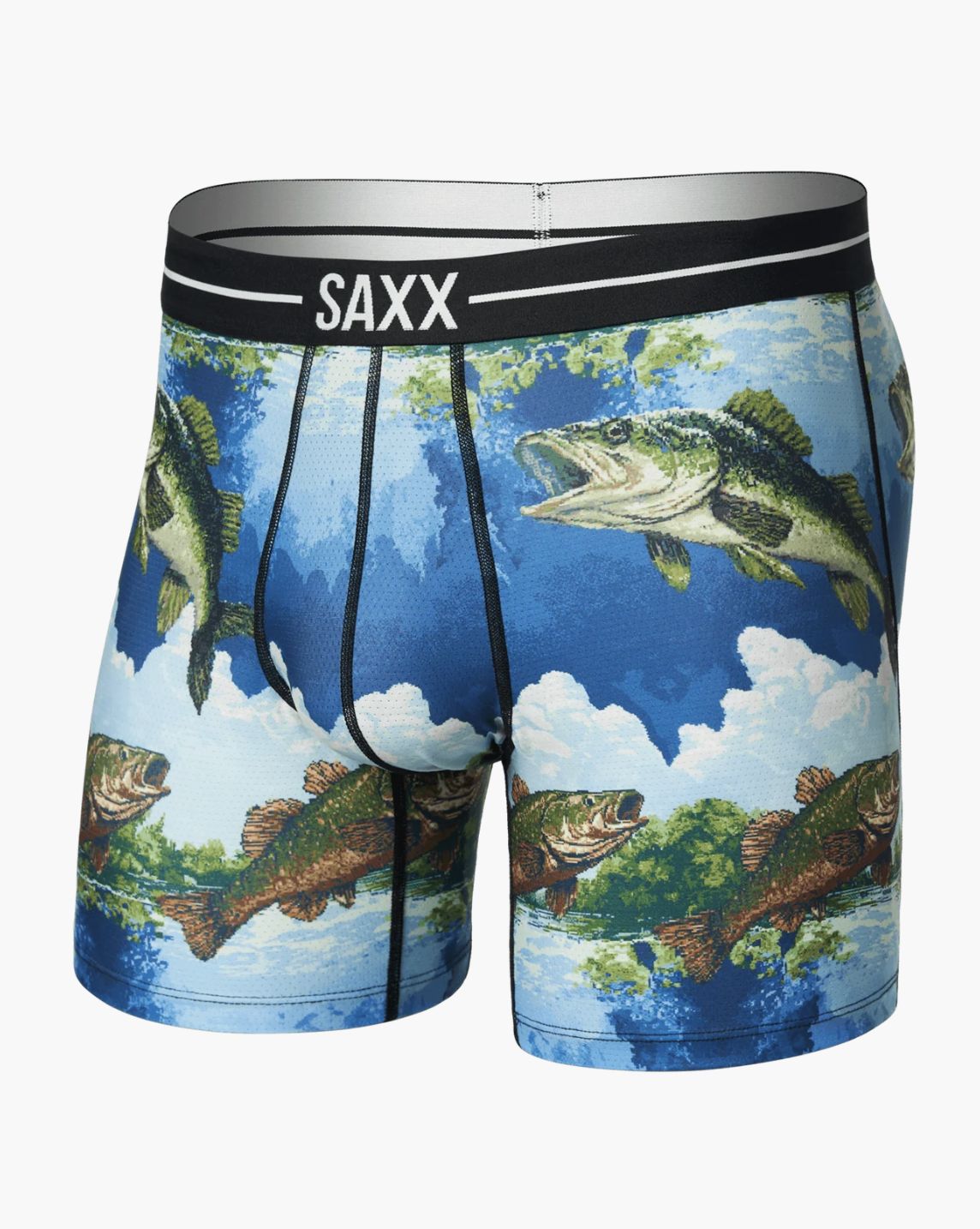 SAXX Volt Breathable Mesh Breathable Mesh Boxer Brief 6" Big Mouth