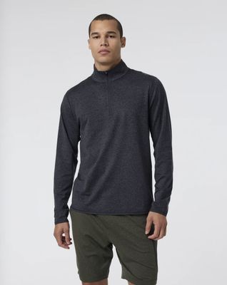 Vuori Ponto 1/2 Zip Charcoal Heather