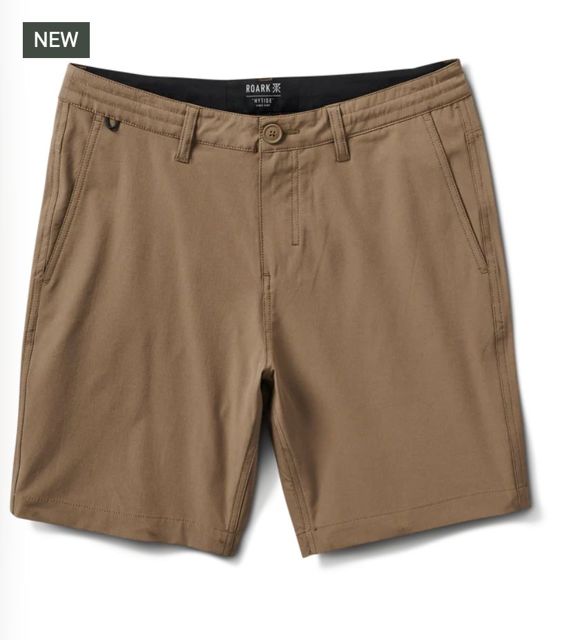 Roark Hytide Hybrid Shorts Khaki
