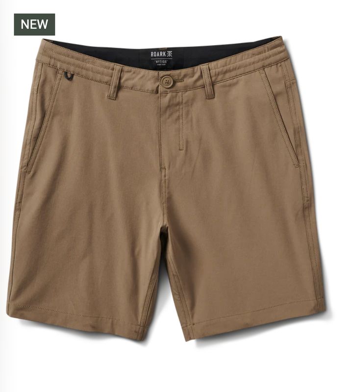 Roark Hytide Hybrid Shorts Khaki