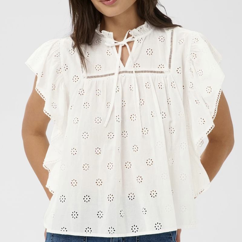 Kaffe Fiona Frill Top