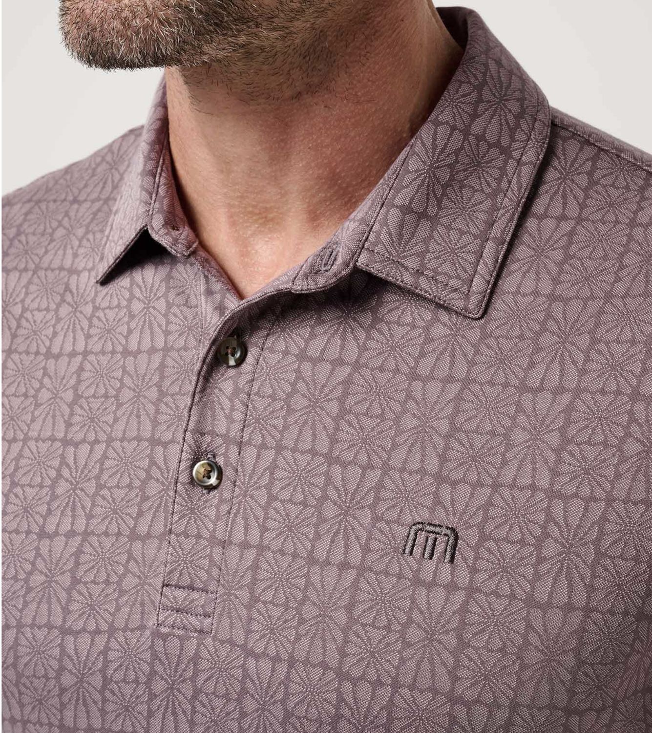 Travis Mathew Cabana Polo Moonscape