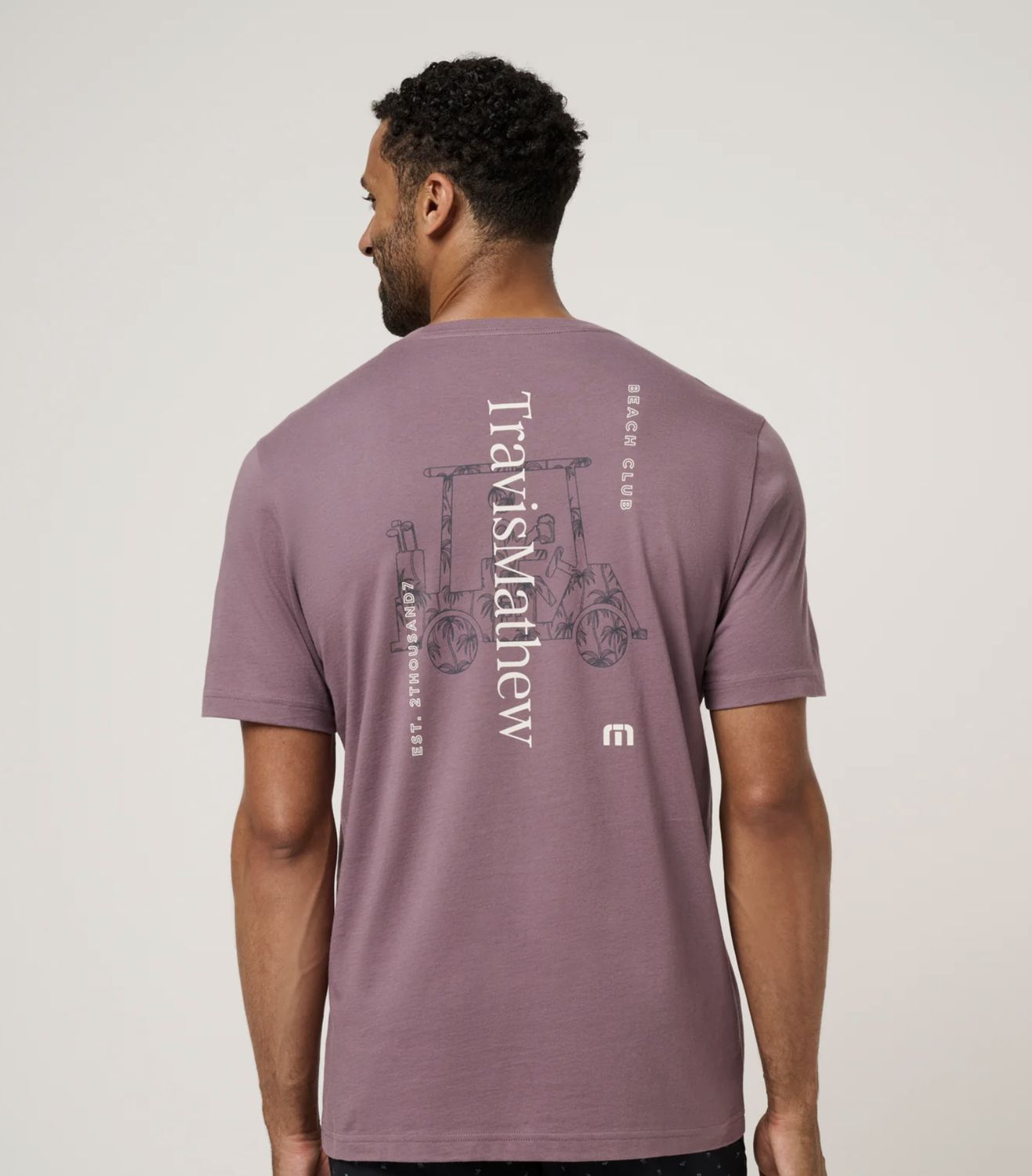 Travis Mathew No Itinerary Tee Moonscape