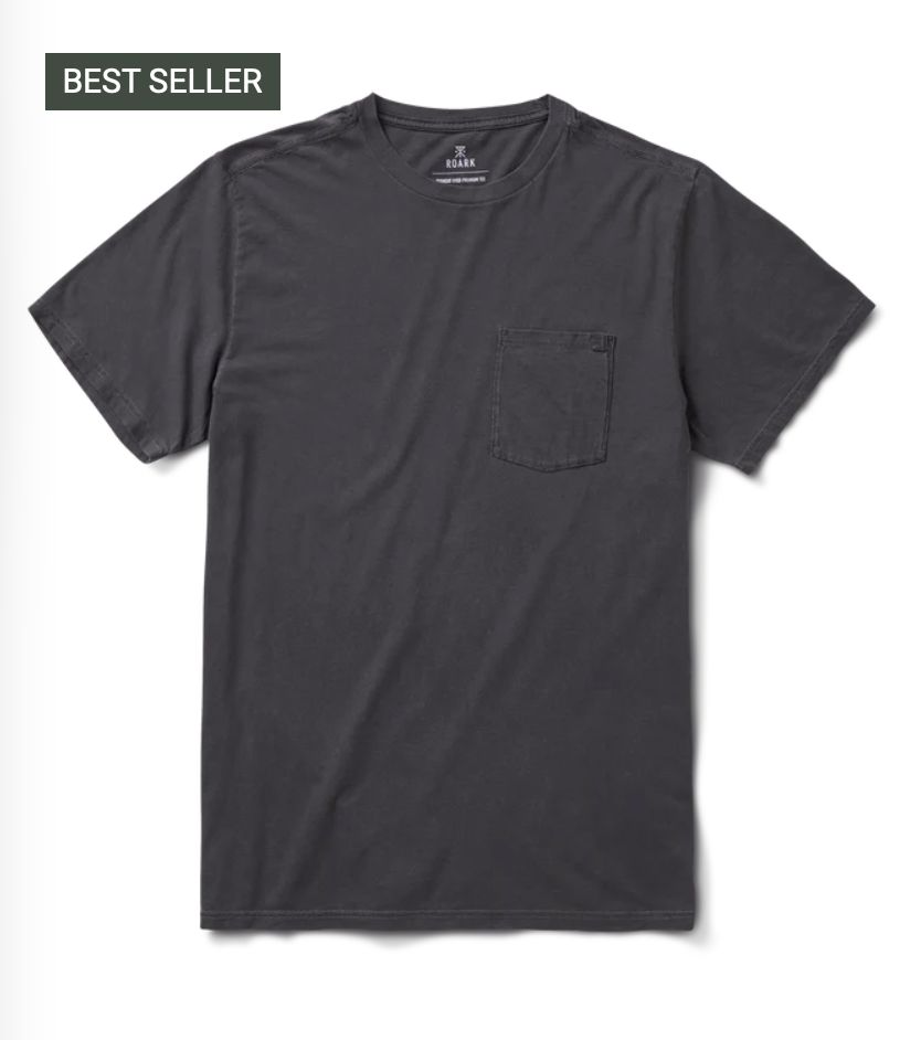 Roark Made To Fade Short Sleeve Tee Washed Black