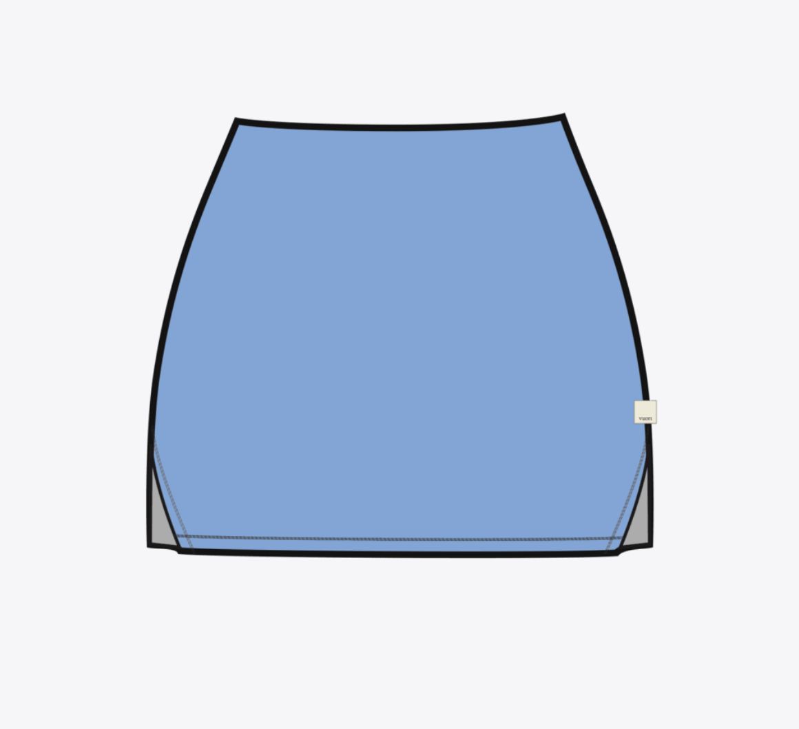 Vuori AllTheForm Skirt 13.5 Sea Folly