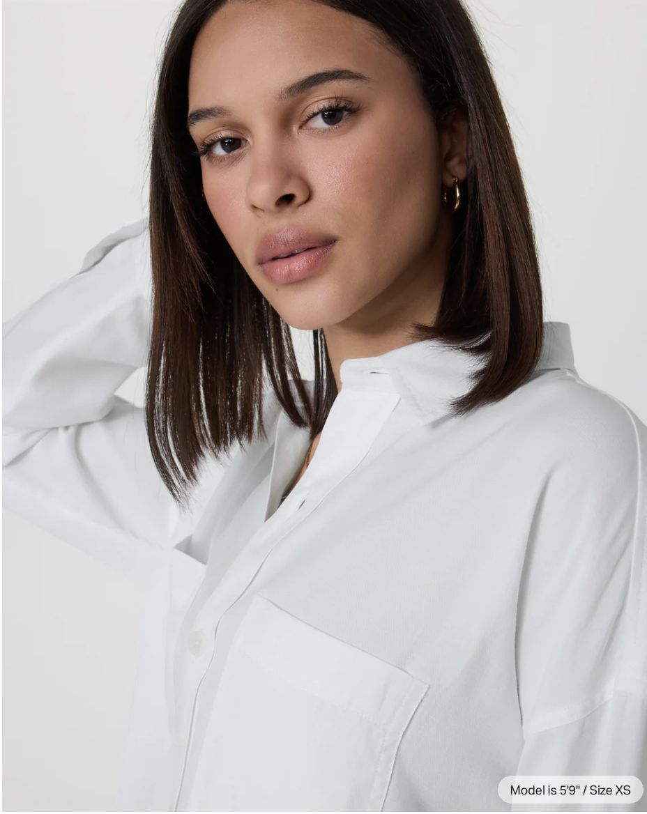 Vuori Tretles Twill Button up White