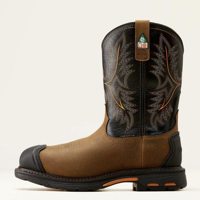 Ariat WorkHog CSA XTR Waterproof Composite Toe Work Boot Rye Brown Black