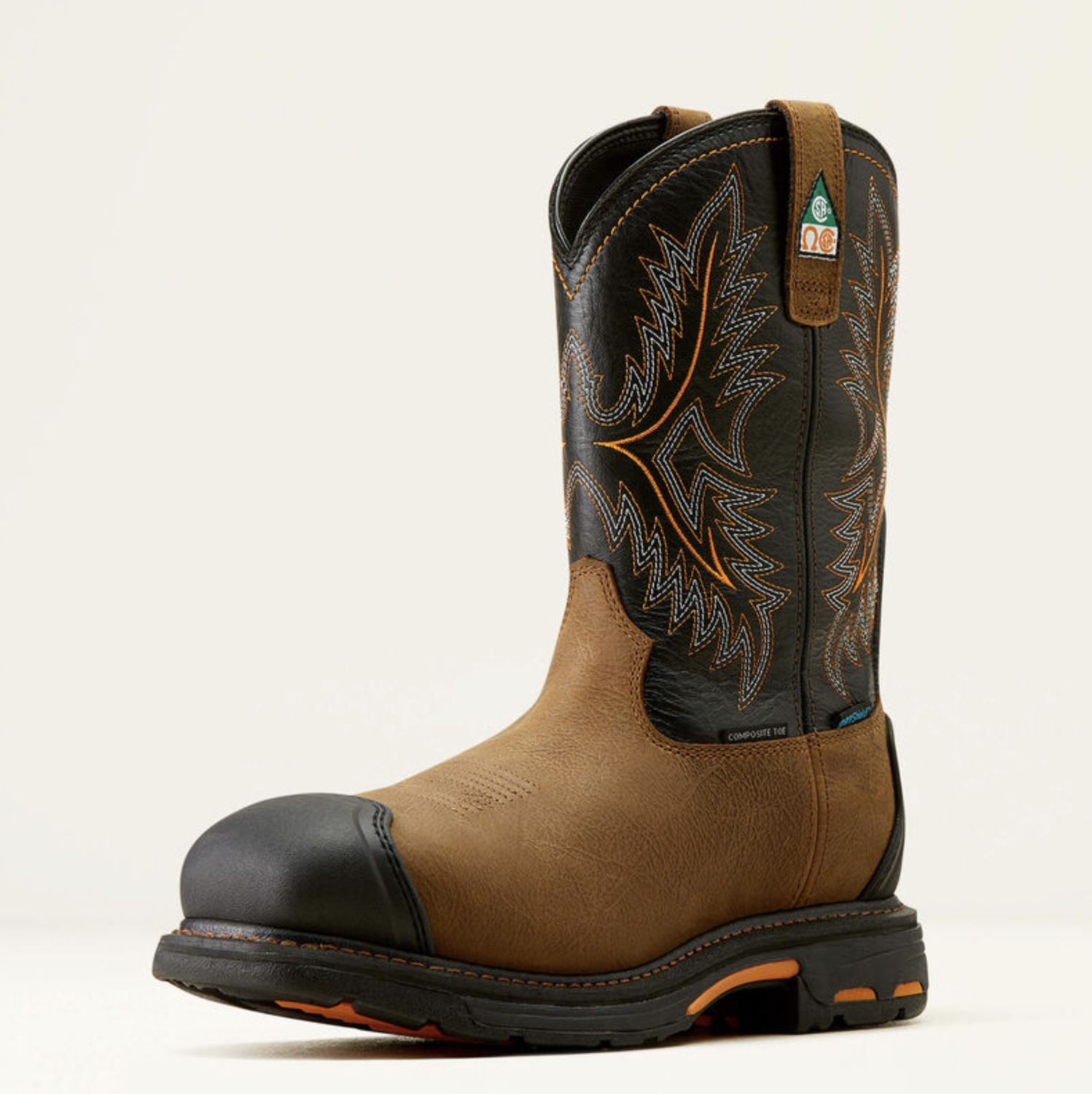 Ariat WorkHog CSA XTR Waterproof Composite Toe Work Boot Rye Brown Black