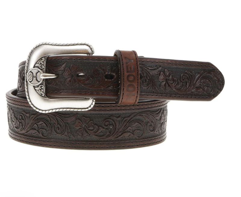 HOOEY "MIDNIGHT" CLASSIC HOOEY BELT BROWN/ BLACK