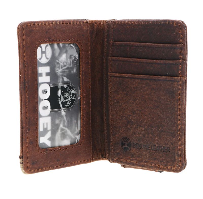 HOOEY "CHISHOLM" TRICOLOR WESTERN CORNER BIFOLD MONEY CLIP