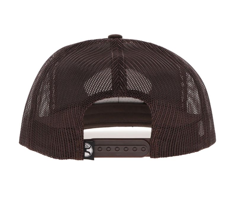 HOOEY "CAVVY" PUNCHY HAT BROWN W/MULTI COLOR PATCH