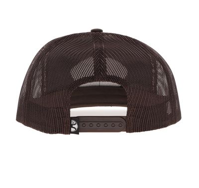 HOOEY "CAVVY" PUNCHY HAT BROWN W/MULTI COLOR PATCH