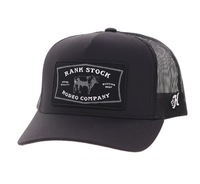 HOOEY "RANK STOCK" HAT BLACK