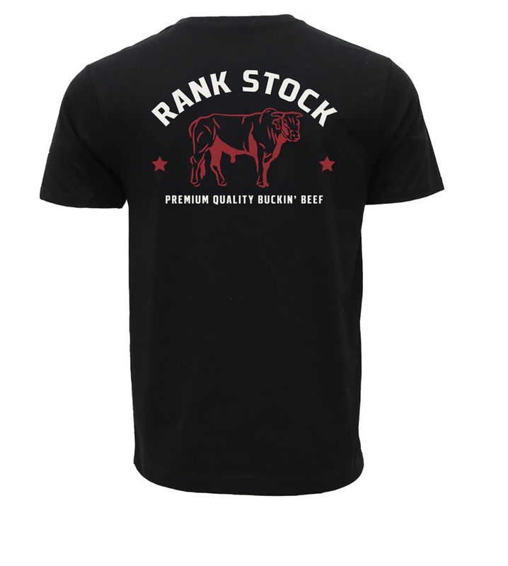 HOOEY "CHARBRAY" BLACK RANK STOCK POCKET T-SHIRT