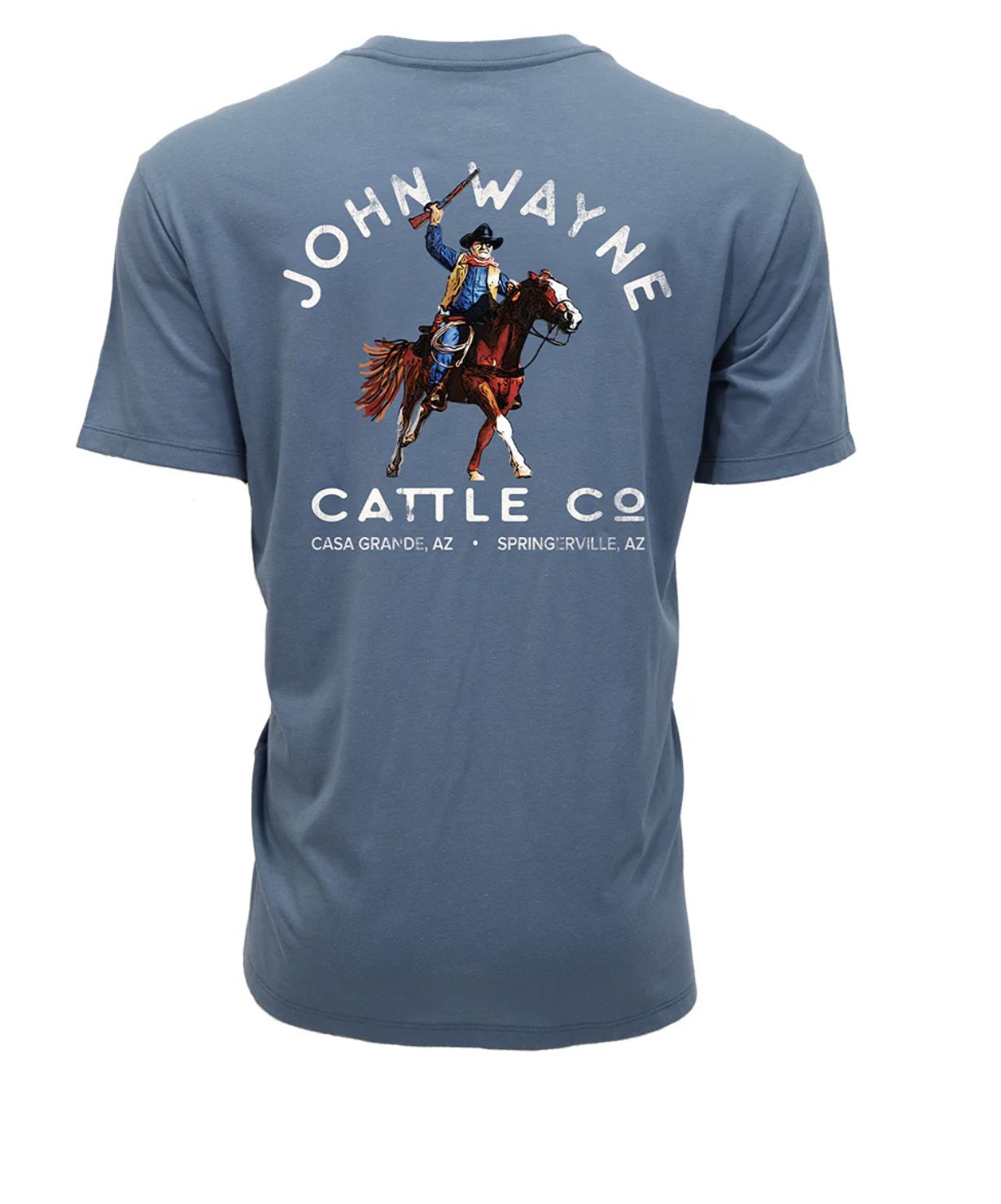 HOOEY "JOHN WAYNE" DARK DENIM POCKET T-SHIRT