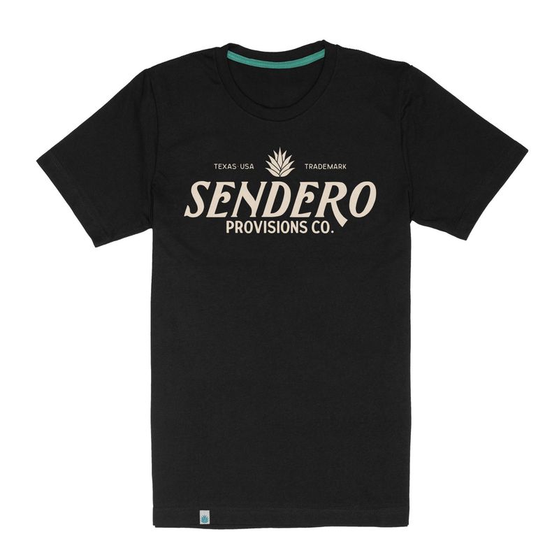 Sendero Logo Tee Black