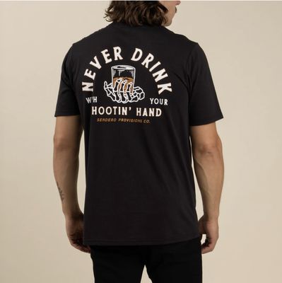 Sendero SHOOTIN' HAND T-SHIRT Black