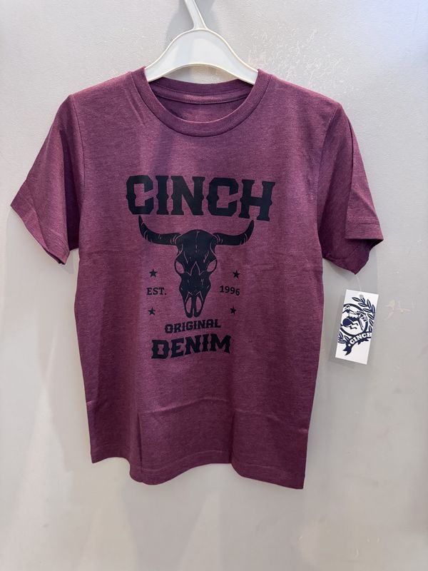 Cinch BOYS Tee Pur Red