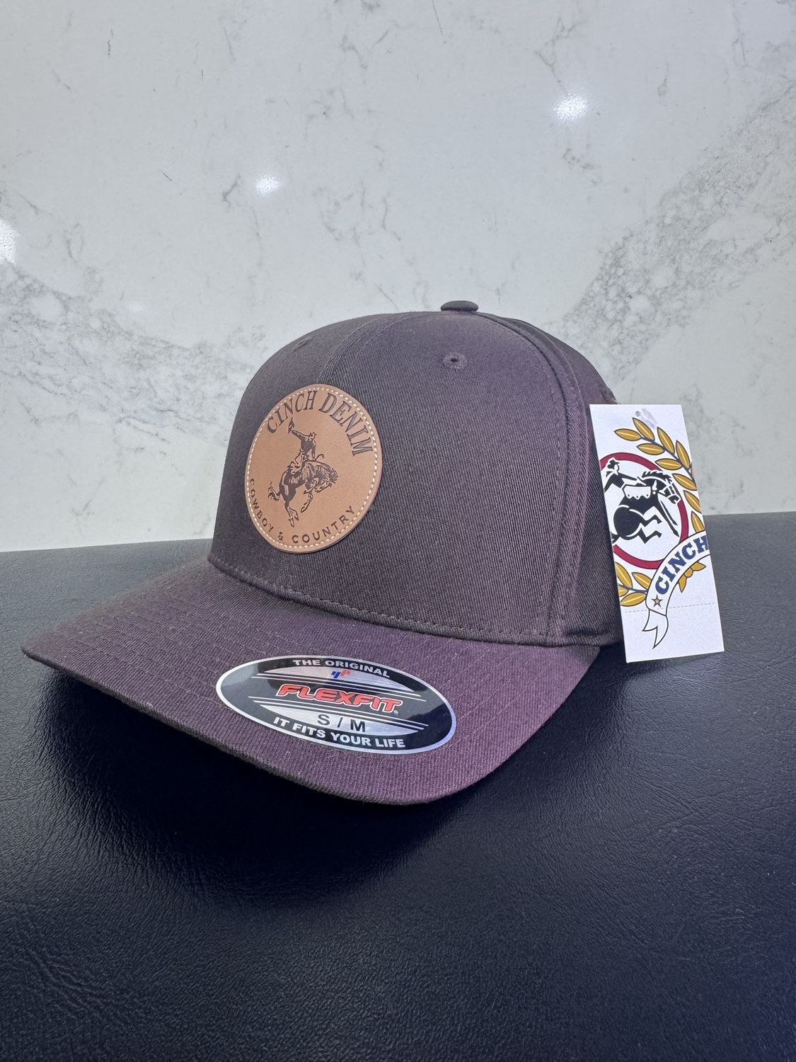 Cinch Jeans Brown Leather Flexfit