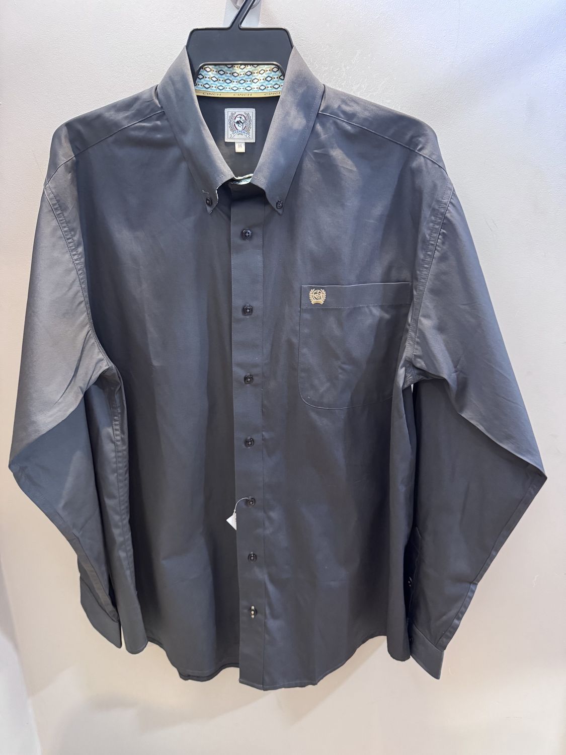 Cinch CLASSIC FIT BUTTON-DOWN WESTERN SHIRT Charcoal