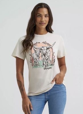 Wrangler BULL ARBOR REG FIT GRAPHIC TEE
