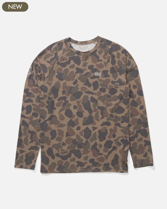 Salty Crew Mariner Lite UV Long Sleeve - Tan Camo