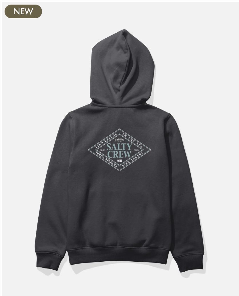Salty Crew Iconic Boys Fleece - Black