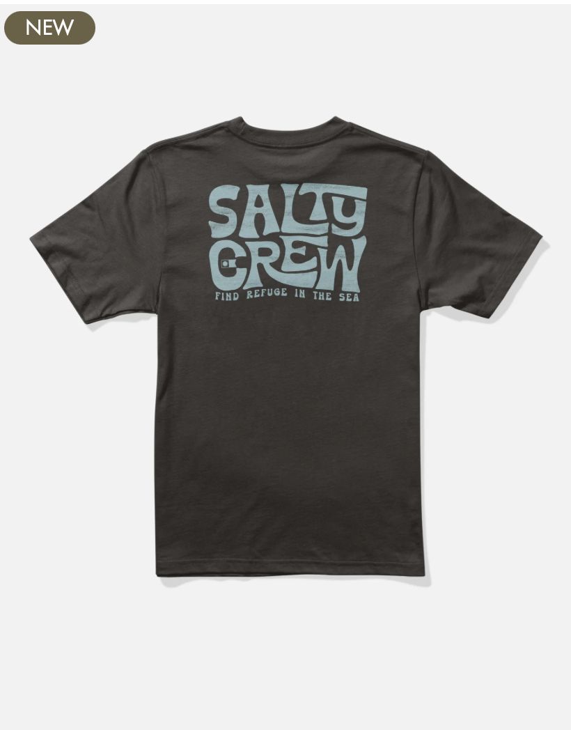 Salty Crew Freestyle Boys Tee - Black