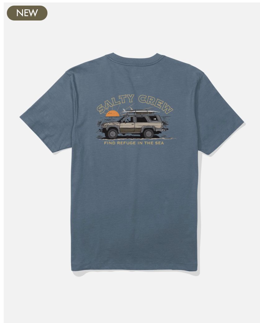Salty Crew Boys Get Ready Crew Tee - Slate