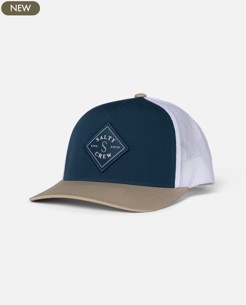 Salty Crew Boys Sealine Retro Trucker - Navy Khaki