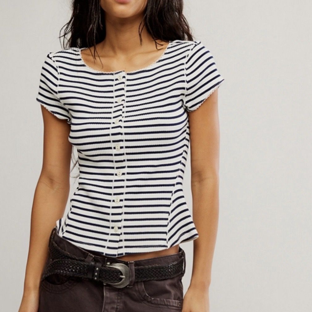 Free People Most Wanted Striped Cardi