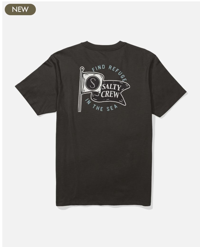 Salty Crew Wavey Crew Tee - Black